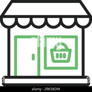 Bild Des Supermarkt-Symbols. Stock Vektor