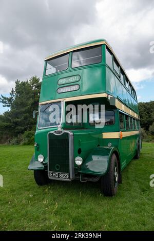 Vintage Green Provincial Gosport Ferry Bus bei der Provincial Society Bus Rally Gosport Hampshire England Stockfoto