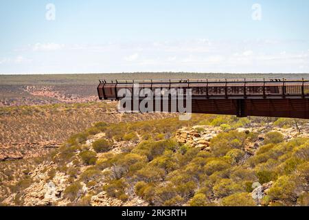 Kalbarri Skywalk im Kalbarri Nationalpark Stockfoto