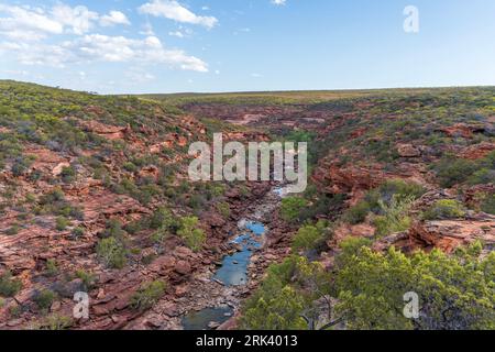 Z Bend im Kalbarri-Nationalpark Stockfoto