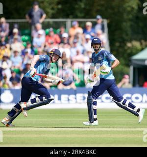 Radlett CC, 22. August 2023. Der Metro Bank One Day Cup - Middlesex vs Yorkshire Vikings Stockfoto