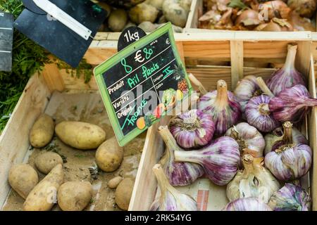 Outdoor Market, Meze, Herault, Occitanie, Frankreich Stockfoto