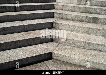 Steintreppen, Nahaufnahme. Stockfoto