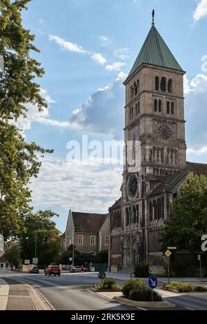 Schweinfurt Stadt Bayerische Stadtplakkirche Stockfoto