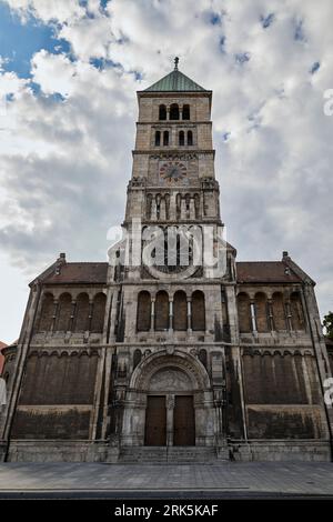 Schweinfurt Stadt Bayerische Stadtplakkirche Stockfoto