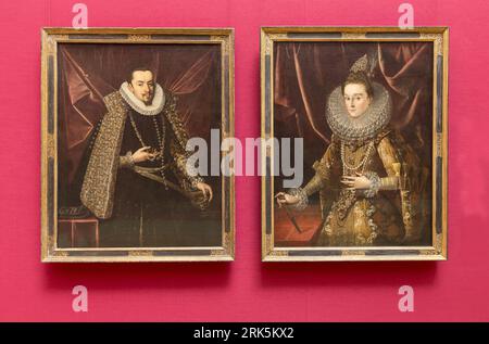 Juan Pantoja de la Cruz paintings Stock Photo