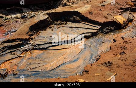 Mud Texture of Soil and natural patterns Stock Photo