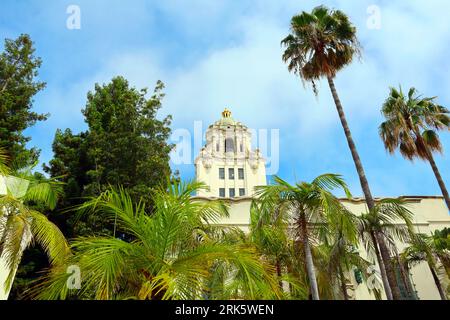 Beverly Hills, Kalifornien: BEVERLY HILLS City Hall at 455 N Rexford Dr, Beverly Hills Stockfoto