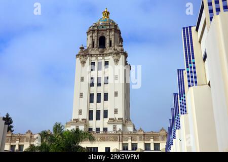 Beverly Hills, Kalifornien: BEVERLY HILLS City Hall at 455 N Rexford Dr, Beverly Hills Stockfoto