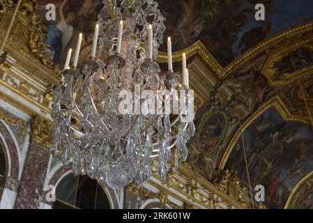 Schloss von Versailles, Spiegelsaal Stockfoto