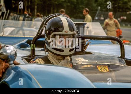 1970 Watkins Glen Can-am, Bob Bondurant; Smith-Oeser Racing; Lola T160 Chevrolet; Start 19. fertig; 14 Stockfoto