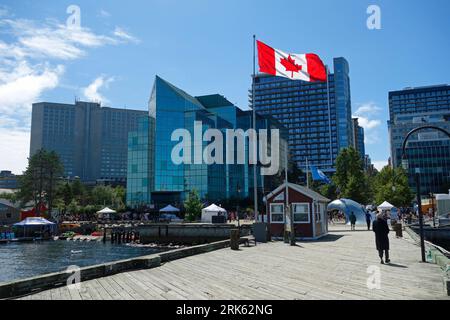 2023 update; Halifax waterfront; Halifax; Nova Scotia, Canada Stock Photo