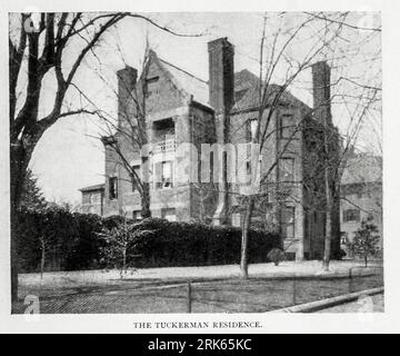 Die Tuckerman Residence aus dem Artikel WOHNARCHITEKTUR IN WASHINGTON CITY. Von Glenn Brown. Aus dem Engineering Magazine, das DEM INDUSTRIELLEN FORTSCHRITT GEWIDMET IST Band XI Oktober 1896 NEW YORK, dem Engineering Magazine Co Stockfoto