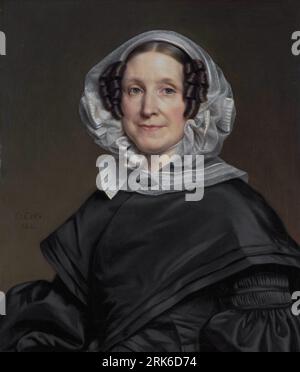 Aryna van der Pot (1786-1850). Wife of N. J. A. C. Hoffmann 1841 by Cornelis Cels Stock Photo