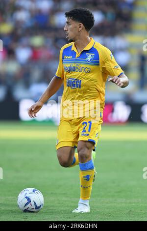 Stadio Benito Stirpe, Frosinone, Italien. August 2023. Serie A Football; Frosinone versus Napoli; Abderrahman Harroui of Frosinone Credit: Action Plus Sports/Alamy Live News Stockfoto