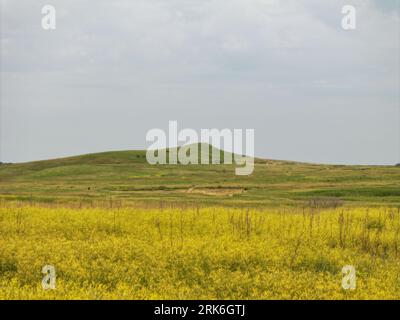 Prominenter Hügel in einem historischen State Park Stockfoto
