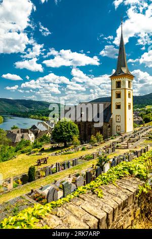 Kurze Entdeckungstour in der Moselregion bei Bremm - Rheinland-Pfalz - Deutschland Stockfoto