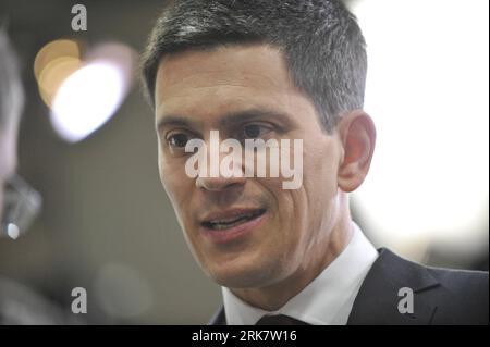 Bildnummer: 53939176  Datum: 12.04.2010  Copyright: imago/Xinhua (100413) -- WASHINGTON, April 13, 2010 (Xinhua) -- David Miliband, British Secretary of State for Foreign and Commonwealth Affairs, receives interview from Xinhua News Agency during the ongoing Nuclear Security Summit in Washington D.C., capital of the United States, April 12, 2010. (Xinhua/Zhang Jun) (zw) (1)U.S.-NUCLEAR SECURITY SUMMIT-BRITAIN-MILIBAND-INTERVIEW PUBLICATIONxNOTxINxCHN Politik People Atomgipfel Porträt kbdig xub 2010 quer premiumd xint     Bildnummer 53939176 Date 12 04 2010 Copyright Imago XINHUA  Washington Ap Stock Photo