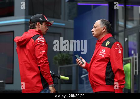 Zandvoort, Niederlande. August 2023. Formel-1-Weltmeisterschaft, Rd 14, großer Preis der Niederlande, Donnerstag, 24. August 2023. Zandvoort, Niederlande. Quelle: James Moy/Alamy Live News Stockfoto