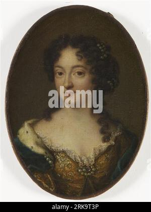 Portrait de Anne de Bavière, Femme de Honoré-Jules, Prince de Condé 18. Jahrhundert von Jean-Marie Ribou Stockfoto