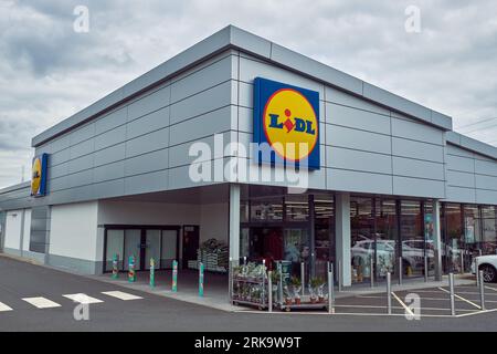 2011-08-2023 Rutherglen Glasgow Scotland Lidl Supermarkt Supermarkt Front 25 Stockfoto
