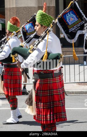 India Day Parade auf der Madison Avenue in New York City, 2023, USA Stockfoto