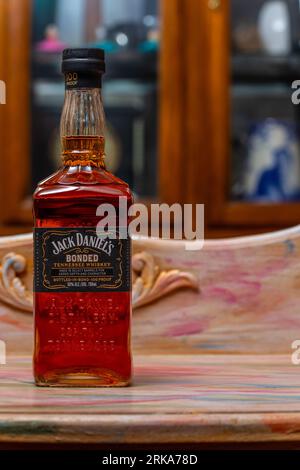 Jack Daniels Bonded Whiskey Stockfoto