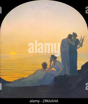 Soir Antique, Alphonse Osbert 1908 von Alphonse Osbert Stockfoto