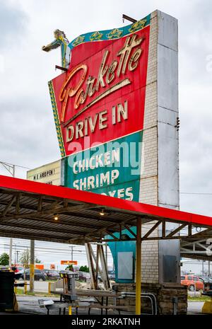 Parkette Drive-in, Lexington, KY. Foto von Liz Roll Stockfoto