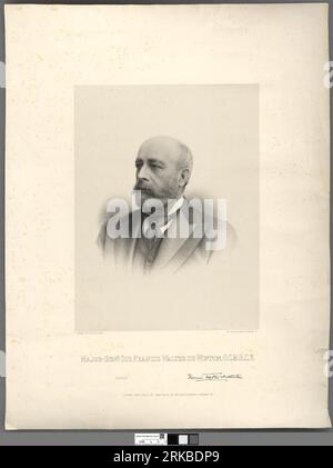 Major-Genl. Sir Francis Walter de Winton, G.C.M.G., C.B um 1880 von Charles William Walton Stockfoto