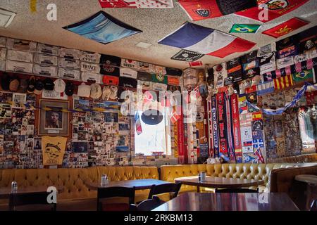 Newberry Springs, Kalifornien, USA. Januar 2014. Im Inneren des Bagdad Cafe entstand ein berühmter Kultfilm mit demselben Namen. Auf der Route 66 in der Mojave-Wüste. (Bild: © Ian L. Sitren/ZUMA Press Wire) NUR REDAKTIONELLE VERWENDUNG! Nicht für kommerzielle ZWECKE! Stockfoto