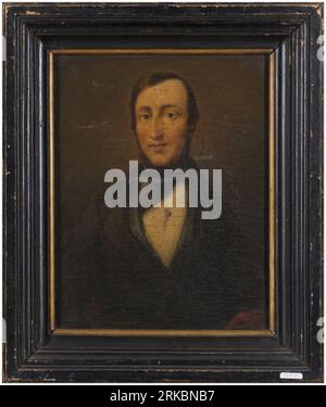 Portret van Willem Antonius Ras 1854 von Otto de Boer Stockfoto
