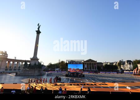 Budapest, Hungary. 24th Aug, 2023. General view Athletics : World Athletics Championships Budapest 2023 Women's 35km Race Walk in Budapest, Hungary . Credit: Yohei Osada/AFLO SPORT/Alamy Live News Stock Photo