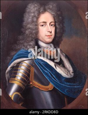 Portret van Hendrik Casimir II circa 1691-1696 by Lancelot Volders Stock Photo