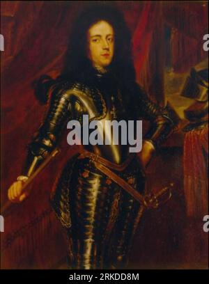 Portrait of Hendrik Casimir II, vorst van Nassau-Dietz (1657-1696) 1691 by Lancelot Volders Stock Photo