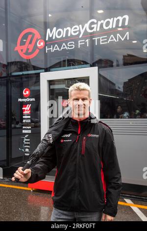 Zandvoort, Nederland. August 2023. Zandvoort, Niederlande, 24. August 2023; niederländische Formel 1 Grand Prix #27, Nico HUELKENBERG, HULKENBERG, GER, Haas F1 Team, - Bild und Copyright von Leo VOGELZANG/ATP Images (Leo Vogelzang/ATP/SPP) Credit: SPP Sport Press Photo. Alamy Live News Stockfoto