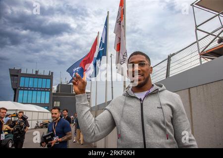 Zandvoort, Nederland. 24th Aug, 2023. Zandvoort, Netherlands, 24. August 2023; Dutch Formula 1 Grand Prix Anthony Joshua (British professional boxer) - picture and copyright by Leo VOGELZANG/ATP images (Leo Vogelzang/ATP/SPP) Credit: SPP Sport Press Photo. /Alamy Live News Stock Photo