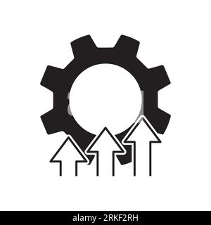 Improvement icon illustration. Creative sign from quality control icons collection. Filled flat Improvement icon for computer and mobile Stock Vektor