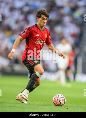 London, Großbritannien. August 2023. 19. August 2023: Tottenham Hotspur gegen Manchester United - Premier League - Tottenham Hotspur Stadium. Facundo Pellistri von Manchester United während des Spiels in der Premier League im Tottenham Hotspur Stadium. Picture Credit: Mark Pain/Alamy Live News Stockfoto