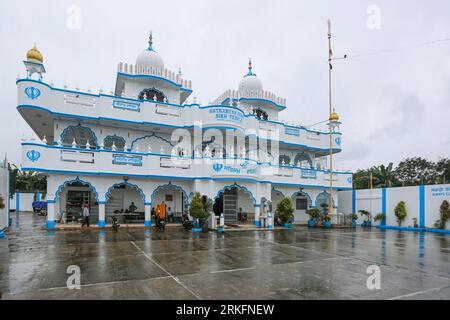 Der Sat Kartar Indian Sikh Temple begrüßt die philippinische indische Gemeinde in San Pablo Laguna, Sikhs Gurdwara, Indianer philippinischer Abstammung, Philippinen Stockfoto