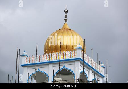 Der Sat Kartar Indian Sikh Temple begrüßt die philippinische indische Gemeinde in San Pablo Laguna, Sikhs Gurdwara, Indianer philippinischer Abstammung, Philippinen Stockfoto