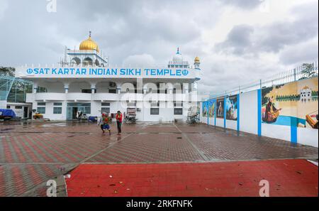 Der Sat Kartar Indian Sikh Temple begrüßt die philippinische indische Gemeinde in San Pablo Laguna, Sikhs Gurdwara, Indianer philippinischer Abstammung, Philippinen Stockfoto
