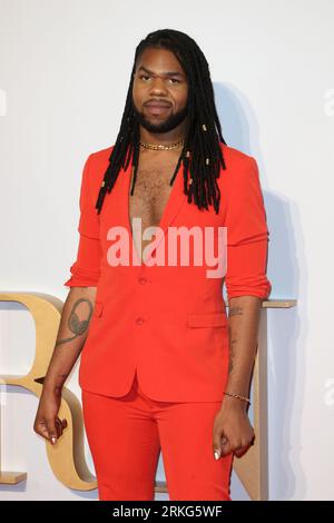 MNEK attends the UK premiere of 'A Star Is Born' held at Vue West End in London. Stock Photo