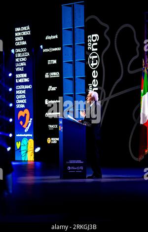 Rimini, Italien. 25. August 2023. 44. Auflage des Rimini-Treffens von Kommunion und Befreiung mit dem Titel Editorial Usage Only Credit: Independent Photo Agency/Alamy Live News Stockfoto