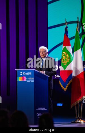 Rimini, Italien. 25. August 2023. 44. Auflage des Rimini-Treffens von Kommunion und Befreiung mit dem Titel Editorial Usage Only Credit: Independent Photo Agency/Alamy Live News Stockfoto