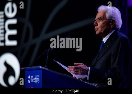 Rimini, Italien. 25. August 2023. 44. Auflage des Rimini-Treffens von Kommunion und Befreiung mit dem Titel Editorial Usage Only Credit: Independent Photo Agency/Alamy Live News Stockfoto
