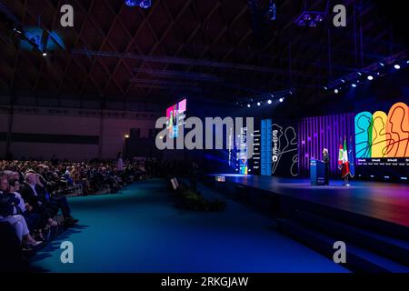 Rimini, Italien. 25. August 2023. 44. Auflage des Rimini-Treffens von Kommunion und Befreiung mit dem Titel Editorial Usage Only Credit: Independent Photo Agency/Alamy Live News Stockfoto