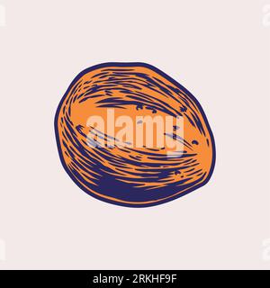 Potatoes hand drawn vintage style. Vegetable artistic isolated. Detailed vegetarian food sketch. Eco food retro design element. Vector illustration of Stock Vektor