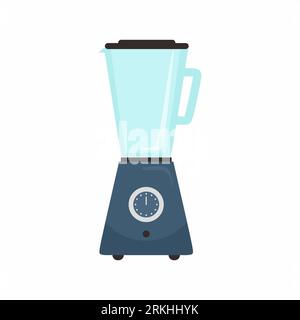 Blender icon. Kitchen appliances and electronics colorful flat design. Electric machine. Mixer kitchen tool for cooking. Kitchen appliance, equipment. Stock Vector