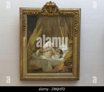 Fragonard-Malerei in der Alten Pinakothek Stockfoto